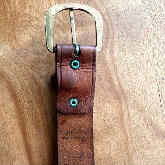 Timbuktu | Vintage Distressed Leather Coin Belt - Picture 4 of 10